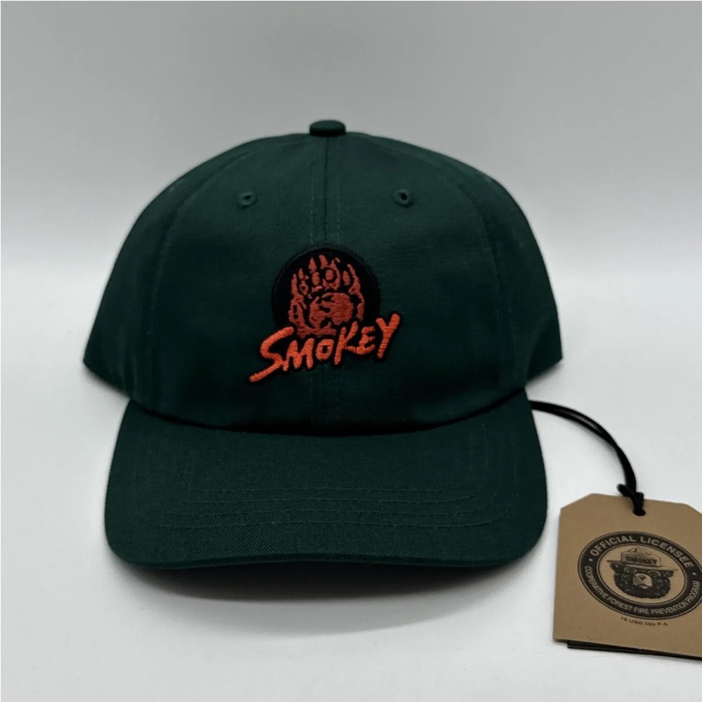 FILSON Smokey Bear Low Profile Cap Hat Green One Size NEW with tags
